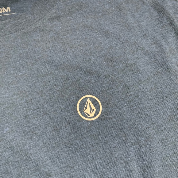 Volcom Mens Blue Casual T-Shirt - Picture 3 of 4